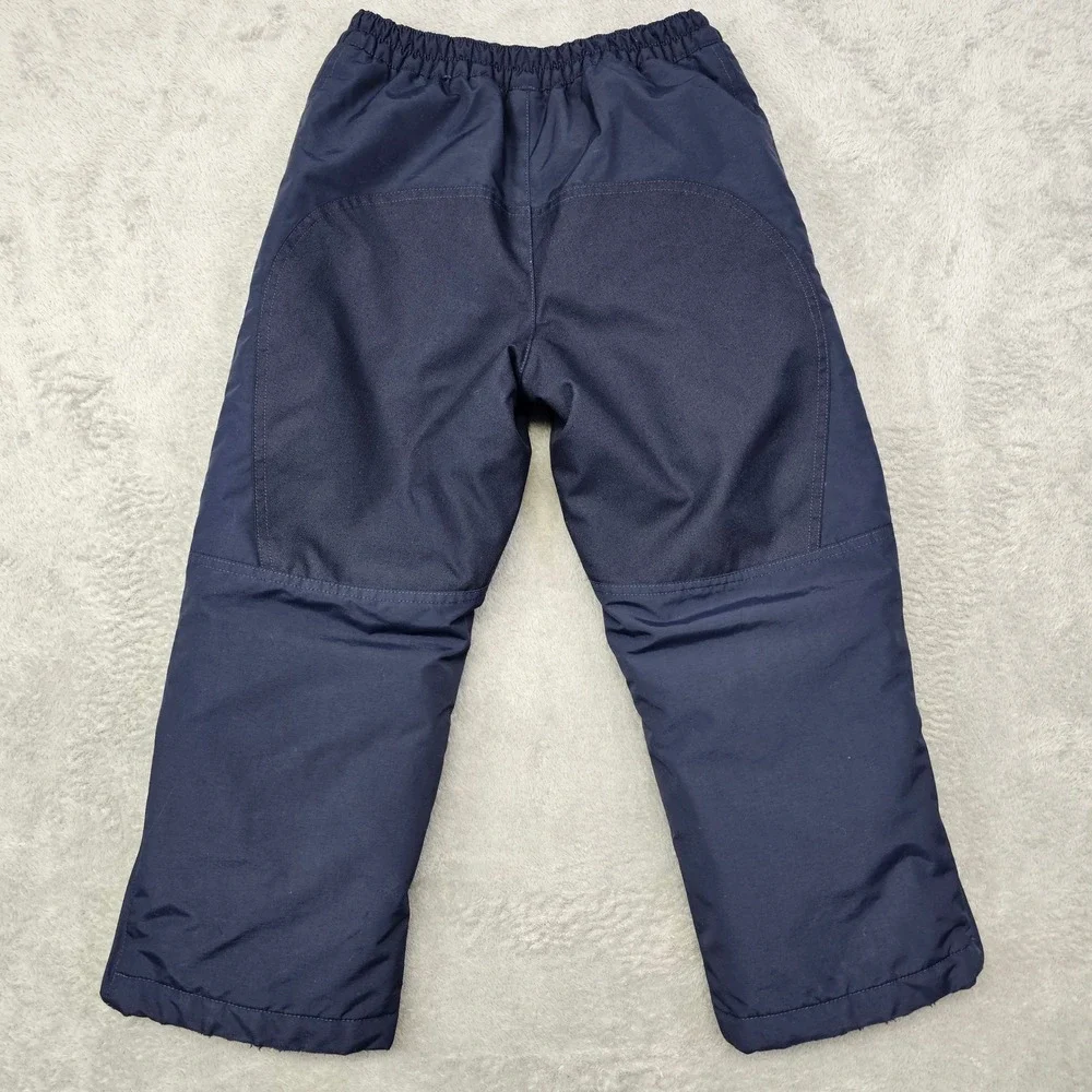 Lands' End Youth Nylon Snow‎ Pants Size 8 Insulated Reinforced Knee Seat Winter